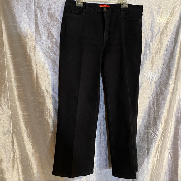 NYDJ tummy tuck jeans SZ 14, GUC, wide leg, stretch, heavy weight - Picture 2 of 14